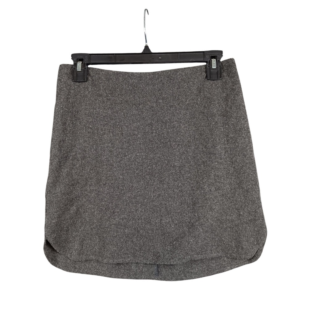 Madewell Gray Wool Blend A-Line Skirt Size 00 Casual or‎ Business Casual